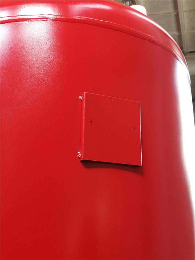 Red Color Diaphragm Water Storage Tanks For Fire Protection 8mm Thickness