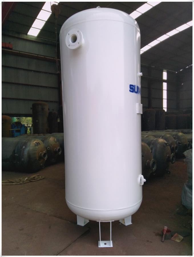 Carbon Steel Air Compressor Receiver Tank For Oxygen / Nitrogen Storing