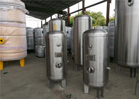 China Stainless Steel Vertical Air Receiver Tank 3000psi Pressure ASME Certificate company