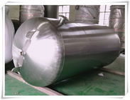 Customized Color Horizontal Air Receiver Tanks Carbon Steel / Stainless Steel