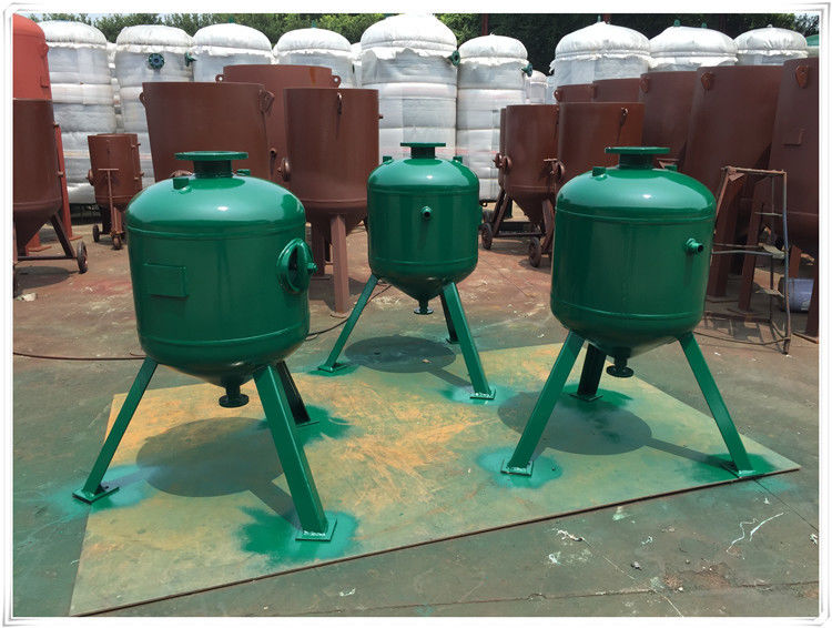 Carbon Steel Vertical Air Receiver Tank For Water Treatment Customized Color